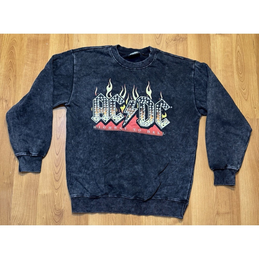 Vintage ACDC Sweatshirt SZ Medium Highway To Hell